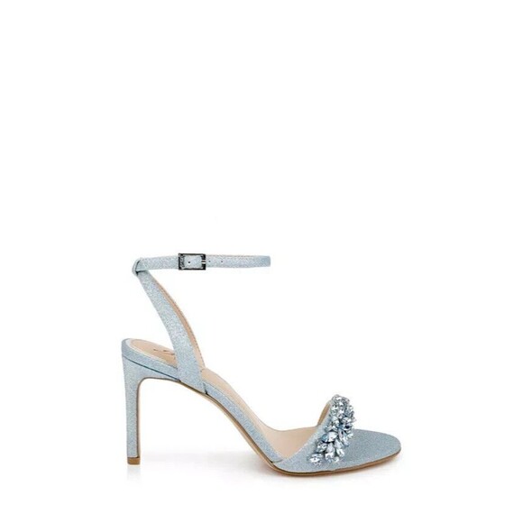Jewel Badgley Mischka Women's Dallyce Stiletto Evening Sandals, Sky Blue, 6M - Picture 2 of 5